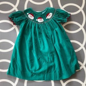 Smocked Santa dress